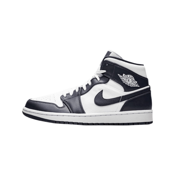 Jordan 1 Mid White Obsidian